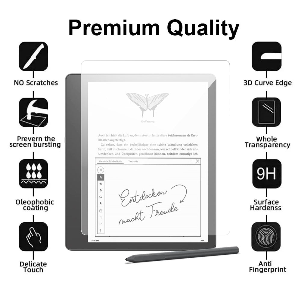 Glass Screen Protector for Kindle Scribe 10.2" (2024)