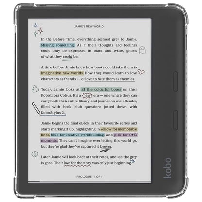 Clear Bumper Case for Kobo Libra Colour 7"