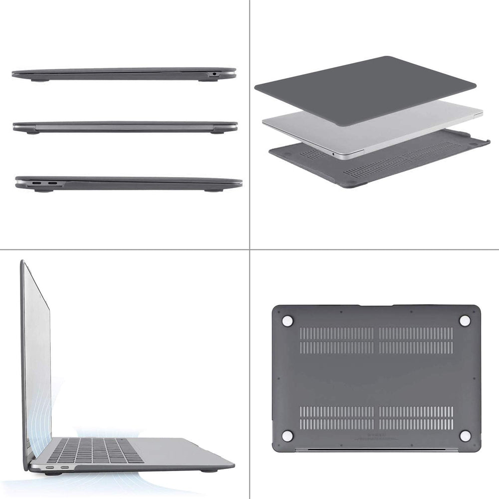Grey Hard Case for Macbook Air 13.6" (2022 - 2025)