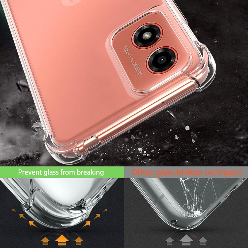 Bumper Clear Case for Motorola Moto G24