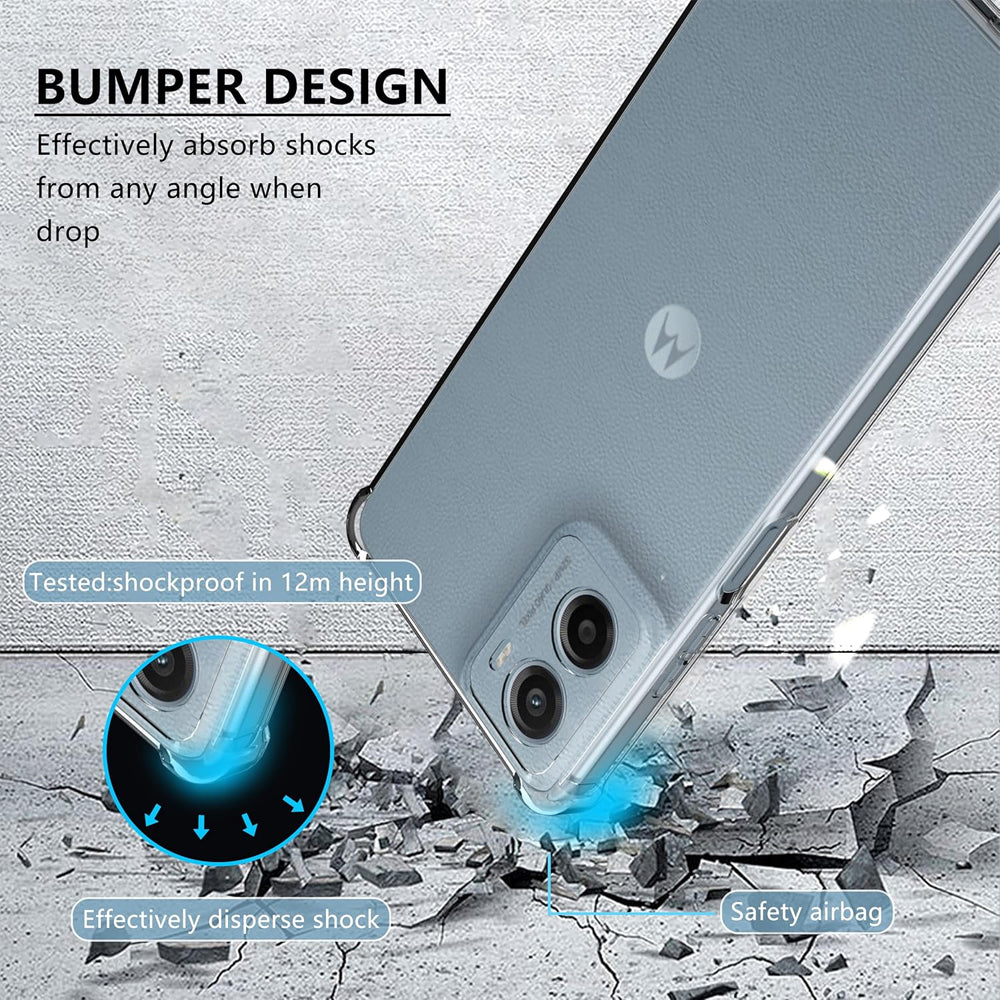Bumper Clear Case for Motorola Moto G05