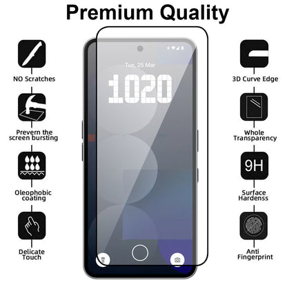 Full Cover Glass Screen Protector for Nothing Phone 3A Pro