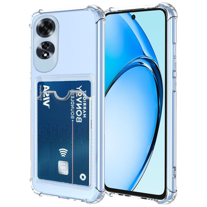 Clear Card Wallet Case for OPPO A60 4G