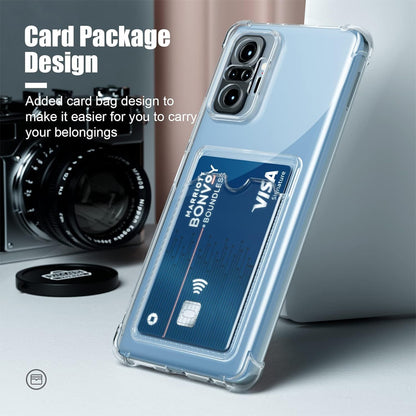 Clear Card Wallet Case for OPPO A60 4G