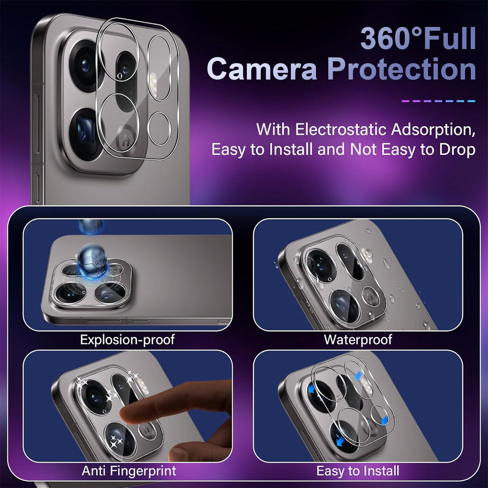 Camera Lens Glass Protector for OPPO Find X9