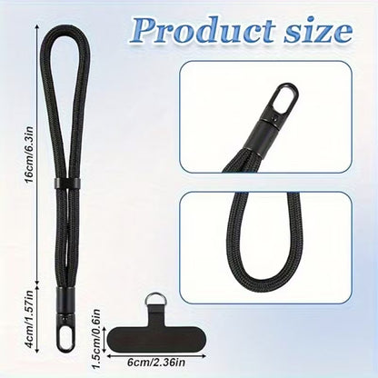 Adjustable Phone Wrist Strap Lanyard – Anti-Drop & Secure Phone Tether