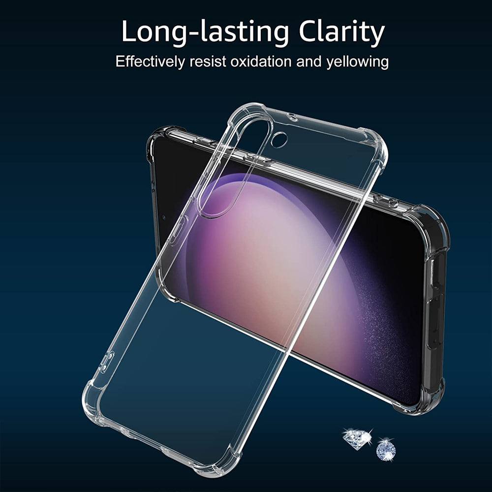 Samsung S24 FE case Clear cover Bumper tough