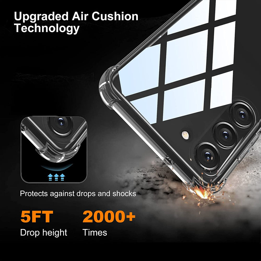 Samsung S24 FE case Clear cover Bumper tough