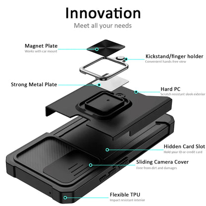 Samsung Galaxy S23 FE Tough Ring Wallet case