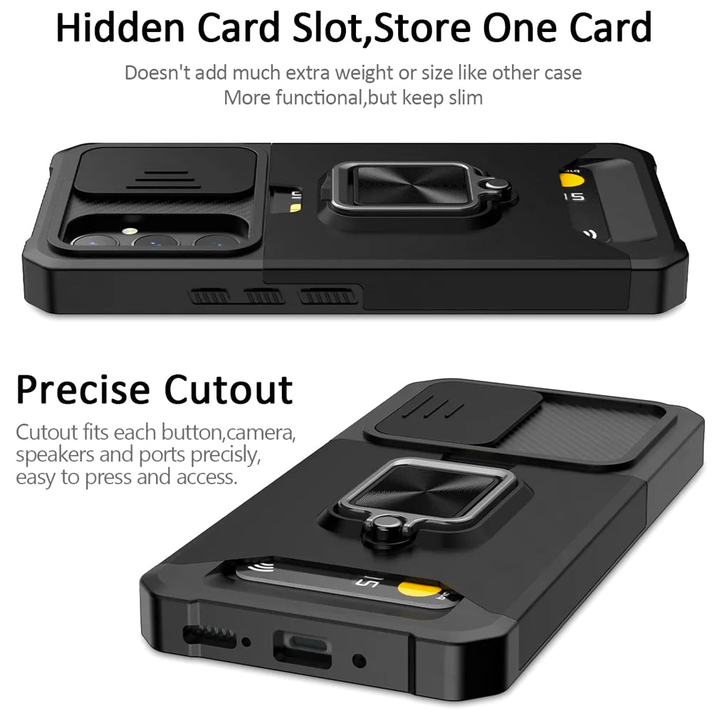 Samsung Galaxy S23 FE Tough Ring Wallet case