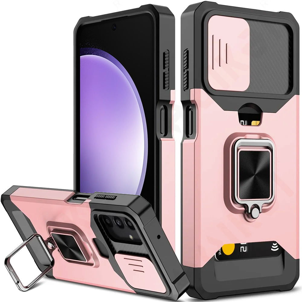 Samsung Galaxy S23 FE Tough Ring Wallet case