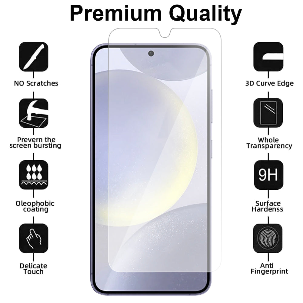 Samsung S24 Screen Protector Clear Glass