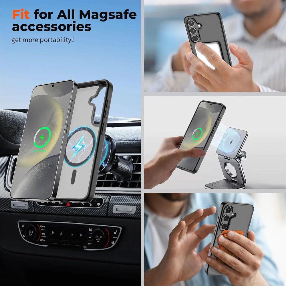 Matte Magsafe Compatible Case for Samsung Galaxy S25 FE