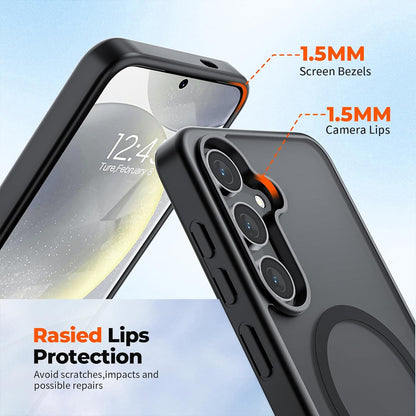 Matte Magsafe Compatible Case for Samsung Galaxy S25 FE