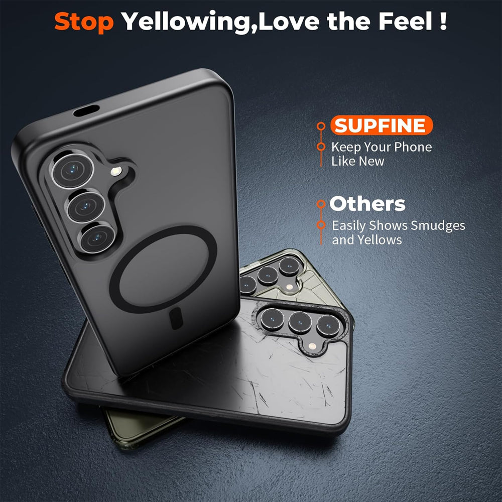 Matte Magsafe Compatible Case for Samsung Galaxy S25 FE