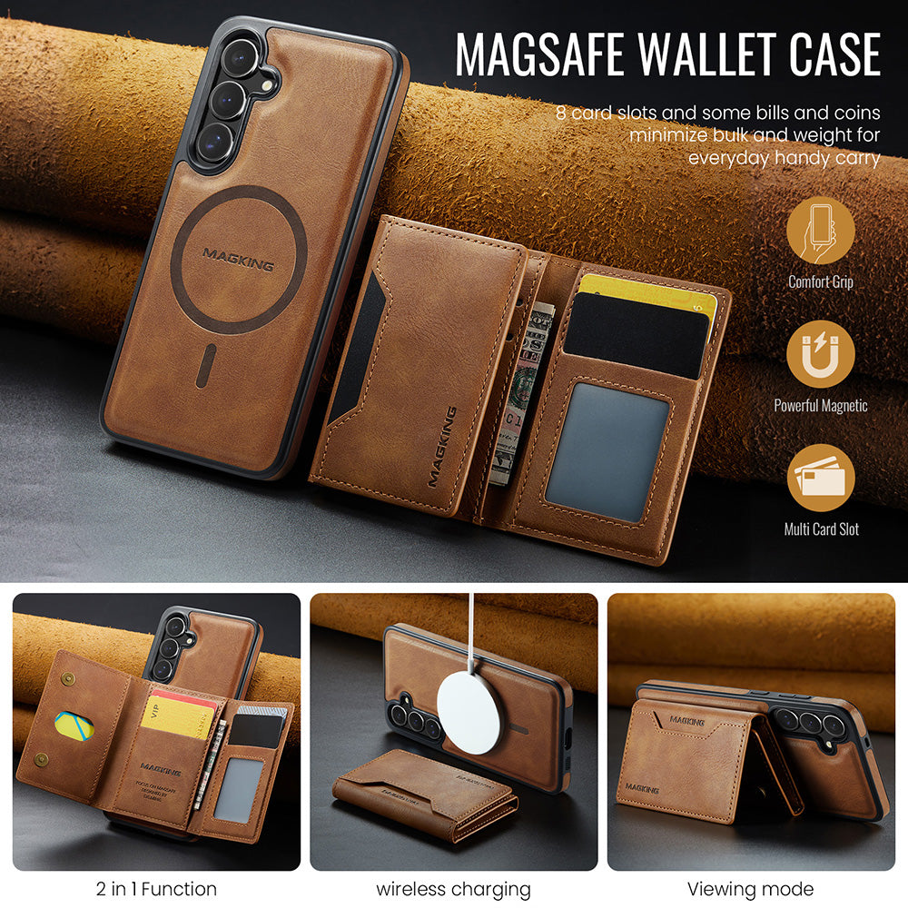 Magsafe Compatible Wallet Case for Samsung Galaxy S25 FE