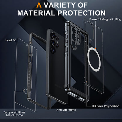 Heavy Duty 360 Protection Case for Samsung Galaxy S25 Ultra