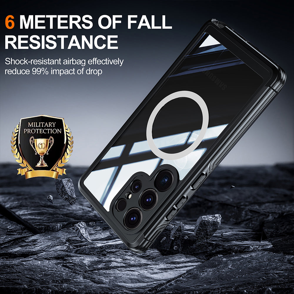 Heavy Duty 360 Protection Case for Samsung Galaxy S25 Ultra