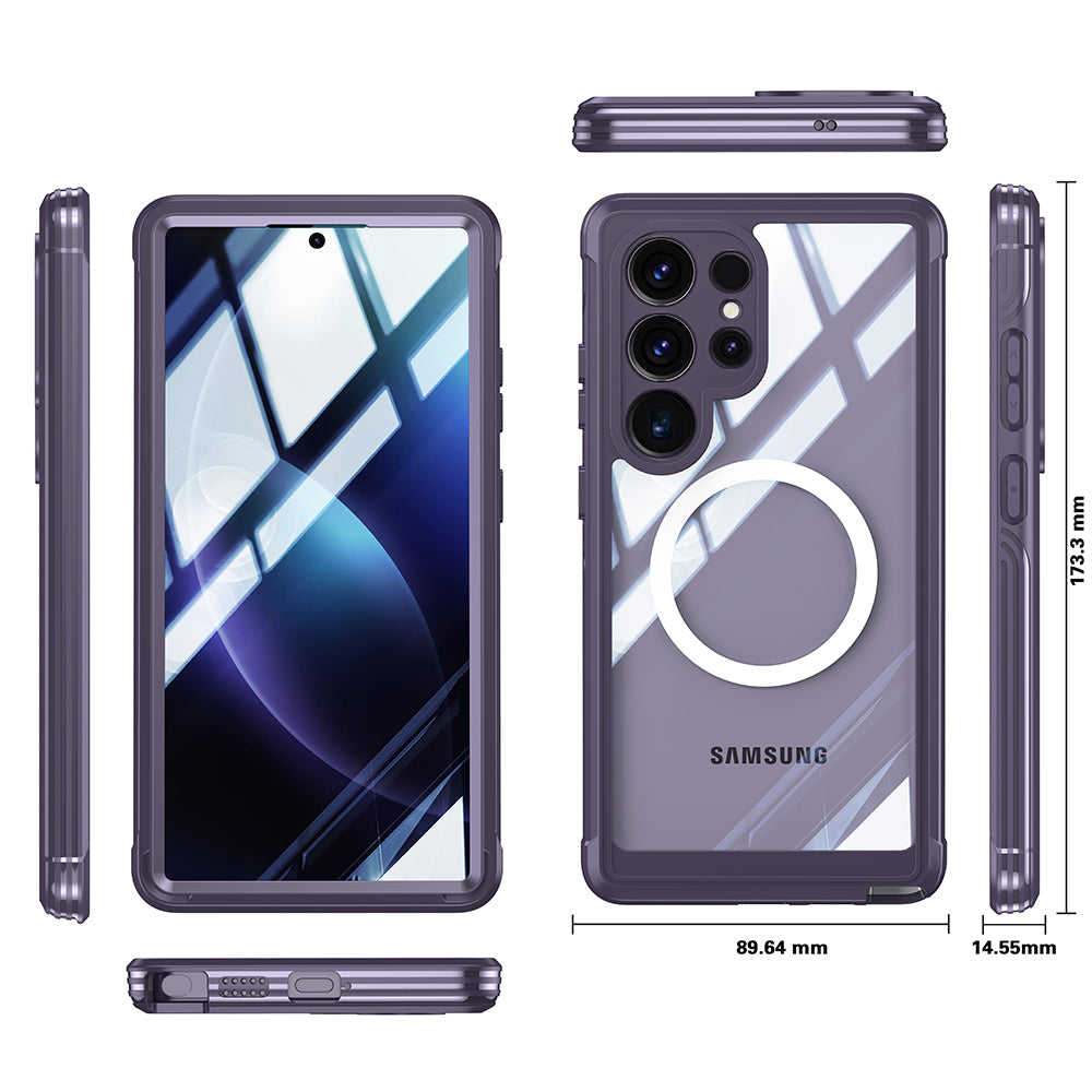 Heavy Duty 360 Protection Case for Samsung Galaxy S25 Ultra