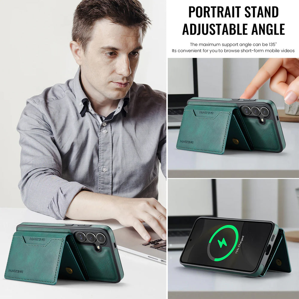 Magsafe Compatible Wallet Case for Samsung Galaxy S26