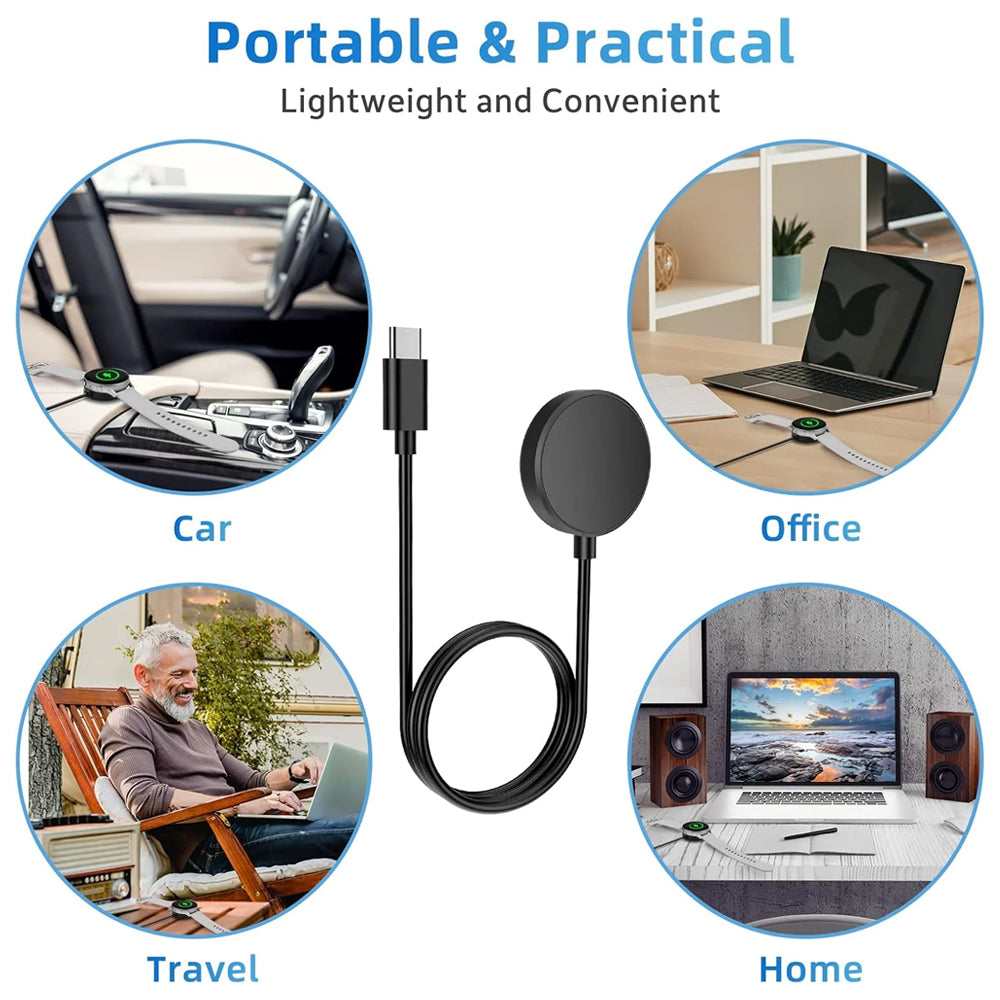 Fast Charger USB-C Dock with Stand Holder for Samsung Galaxy Watch 6 Classic
