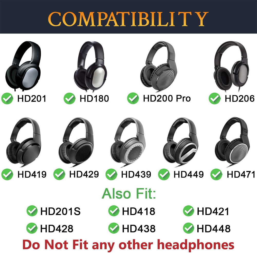 Replacement Ear Pads for Sennheiser HD439