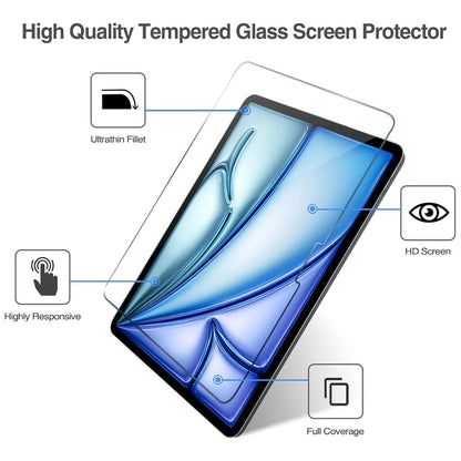 iPad Pro 13" M5 Tempered Glass Screen Protector [2-Pack] with Easy Alignment Frame – Clear, Premium by SwiftShield