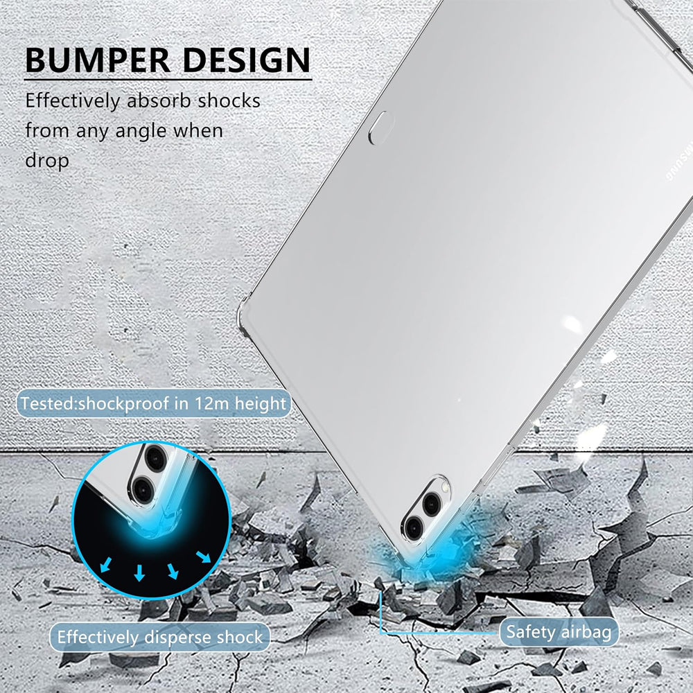 Clear Bumper Case for Samsung Galaxy Tab S12 Ultra