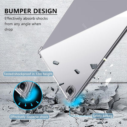 Clear Bumper Case for Samsung Galaxy Tab S6 Lite 10.4" 2020