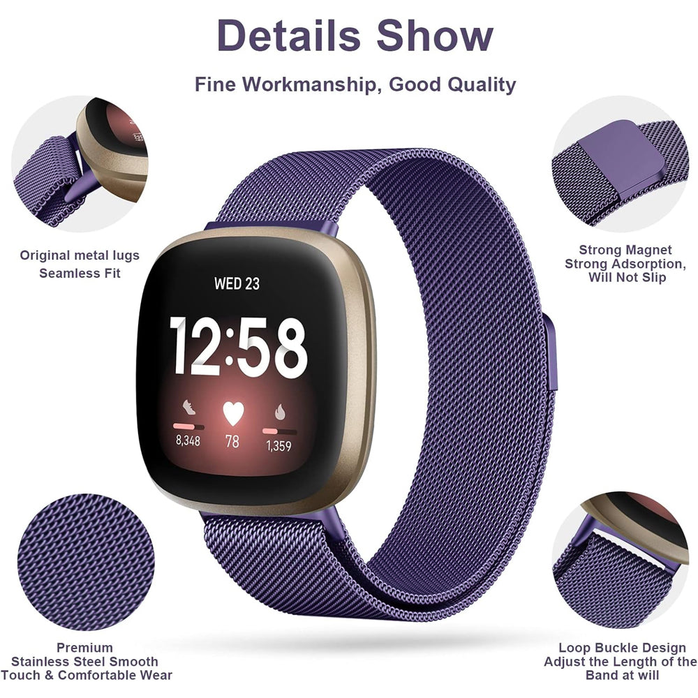 Milanese Strap for Fitbit Versa 4