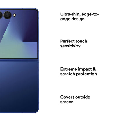 Glass Front Screen Protector for Samsung Galaxy Z Flip 8