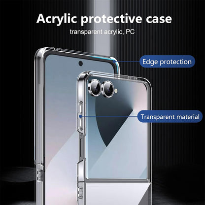 Clear Thin PC Protection Case for Samsung Galaxy Z Flip 7