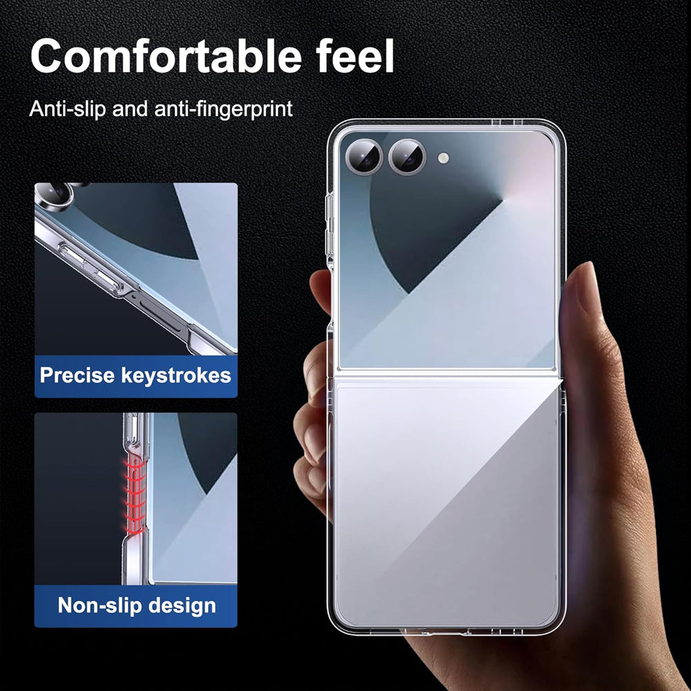 Clear Thin PC Protection Case for Samsung Galaxy Z Flip 7