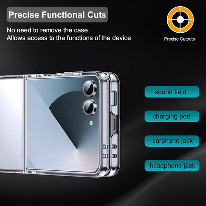 Clear Thin PC Protection Case for Samsung Galaxy Z Flip 7