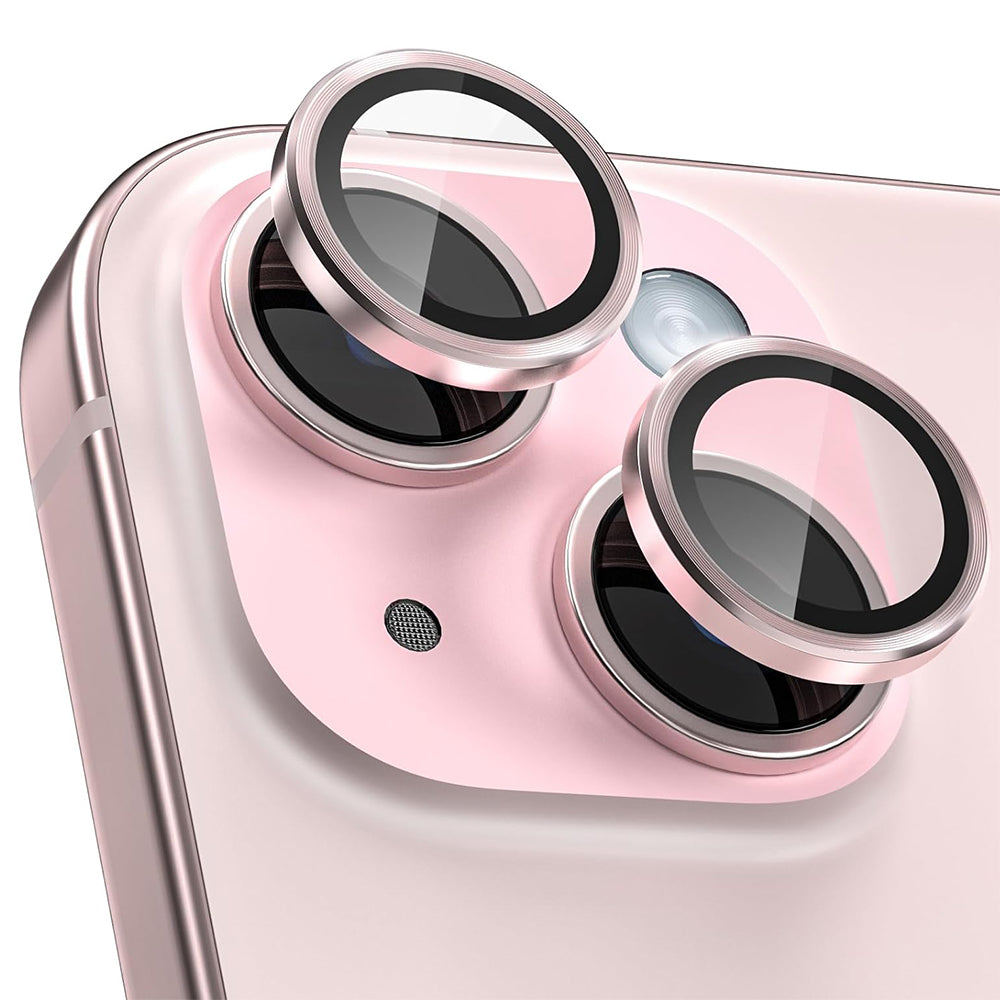 Camera Lens Protector Alloy Frame for iPhone 15 Plus