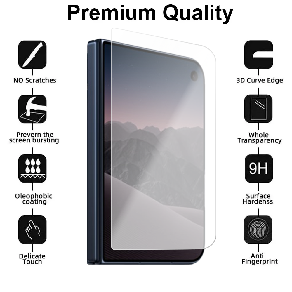 Front Cover Glass Screen Protector for iPhone Duo