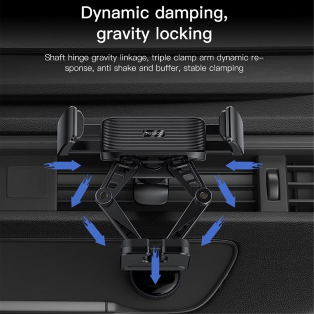 Gravity Linkage Car Phone Holder - Yesido C166