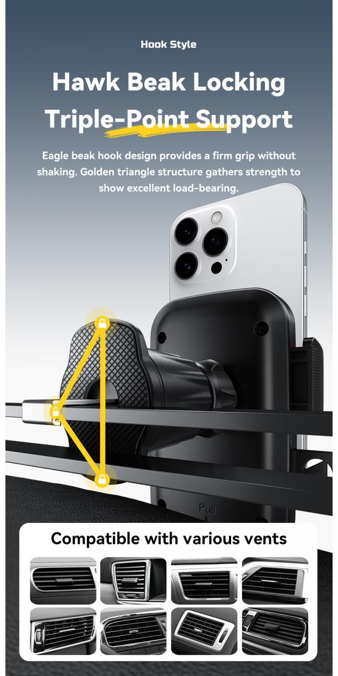 Car Air Vent Mobile Phone Holder Quick Clamp - Essager