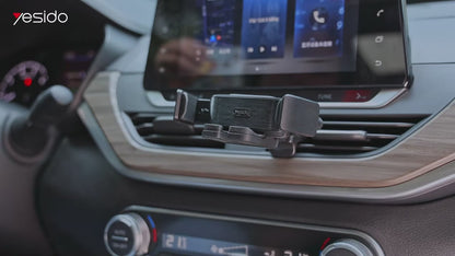 Gravity Linkage Car Phone Holder - Yesido C166