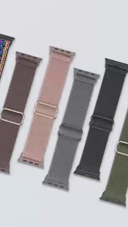 Nylon Stretch Strap for Apple Watch SE 3