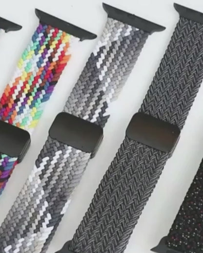 Nylon Stretch Braided Strap for Apple Watch Ultra 4