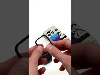 Apple Watch SE Series 3 44mm Glass Screen Protector Alignment Kit by SwiftShield (2 Pack - Black)