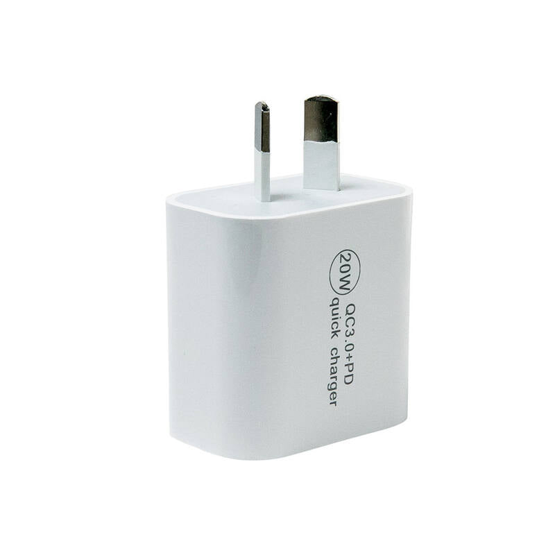 20W Fast Wall Charger with USB Type-C  to Lightning cable