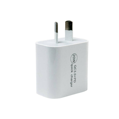 20W Fast Wall Charger with USB Type-C  to Lightning cable