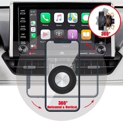 Magsafe Compatible Car Phone Holder for Toyota RAV4 Dashboard Mount by MOUNTY