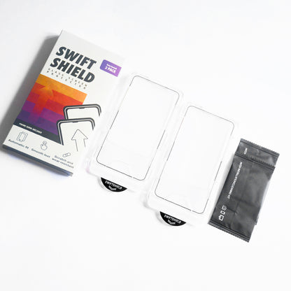 Samsung Galaxy S26 FE Tempered Glass Screen Protector [2-Pack] with Easy Alignment Frame – Clear, Premium by SwiftShield
