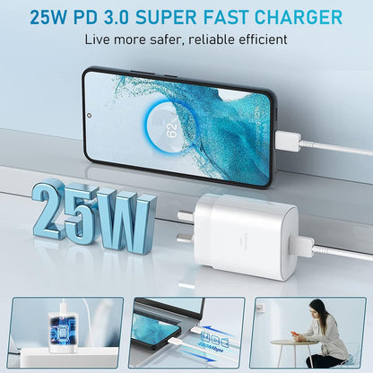 Superfast compatible USB Type-C Wall Charger (25W)