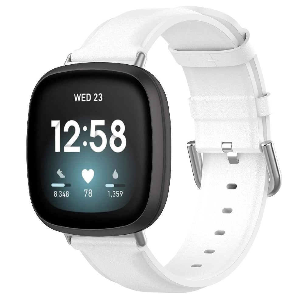 Leather Band for Fitbit Versa 3