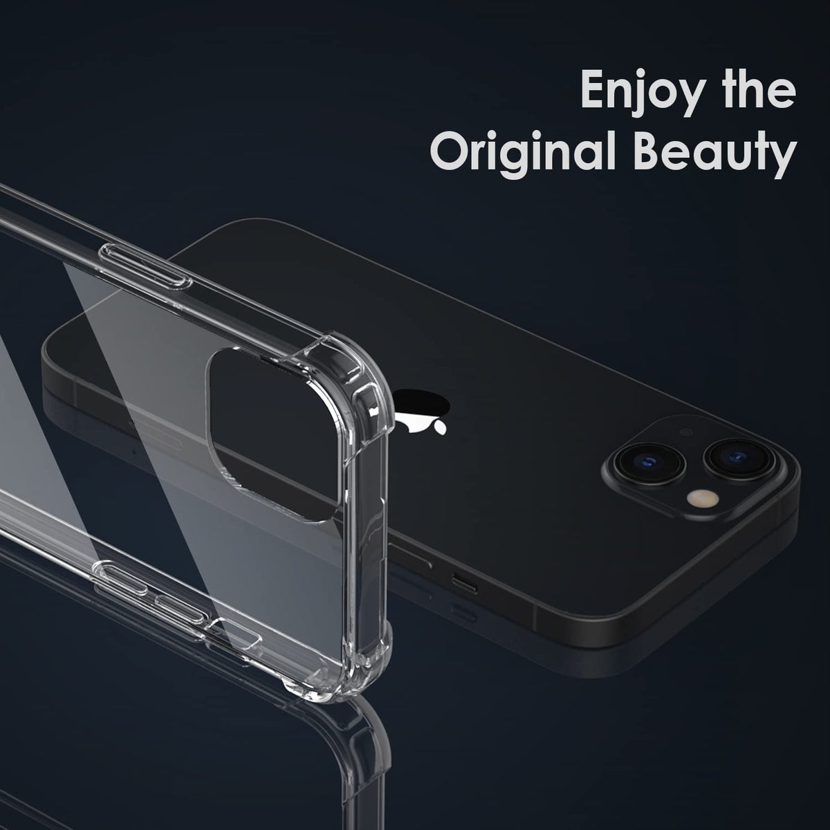 Protective Clear Gel case for iPhone 13 Mini