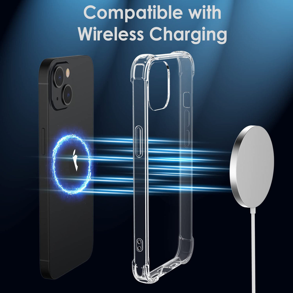 Protective Clear Gel case for iPhone 13 Mini